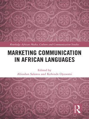 cover image of Marketing Communication in African Languages
